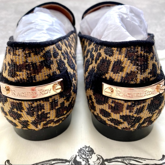 RACHEL ROY Leopard Print Loafers Size 7 - Picture 5 of 7